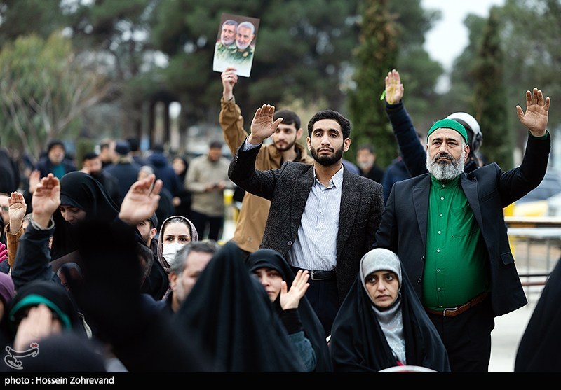 عکس/آئین بدرقه کاروان سرباز وطن