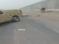 تصاویری از سانحه رانندگی که منجر به شهادت ۲ مرزبان شد