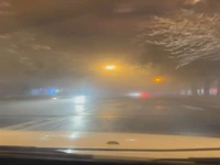 شب رویایی برفی در شاندیز مشهد