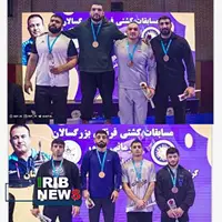 درخشش کشتی گیران کردستانی در رقابتهای قهرمانی کشتی فرنگی
