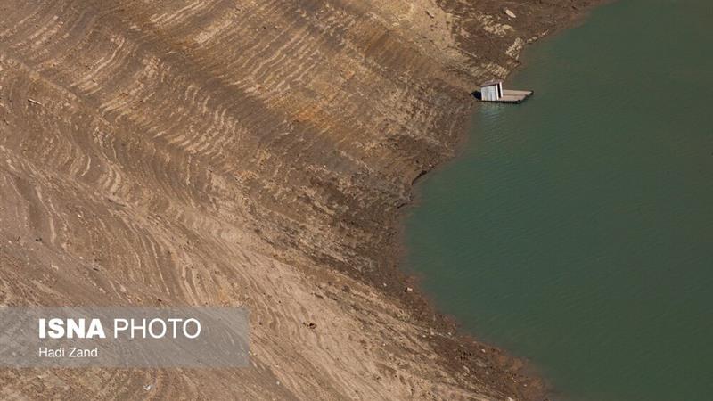 ذخیره سد کرج به کمتر از ۴ درصد رسیده است