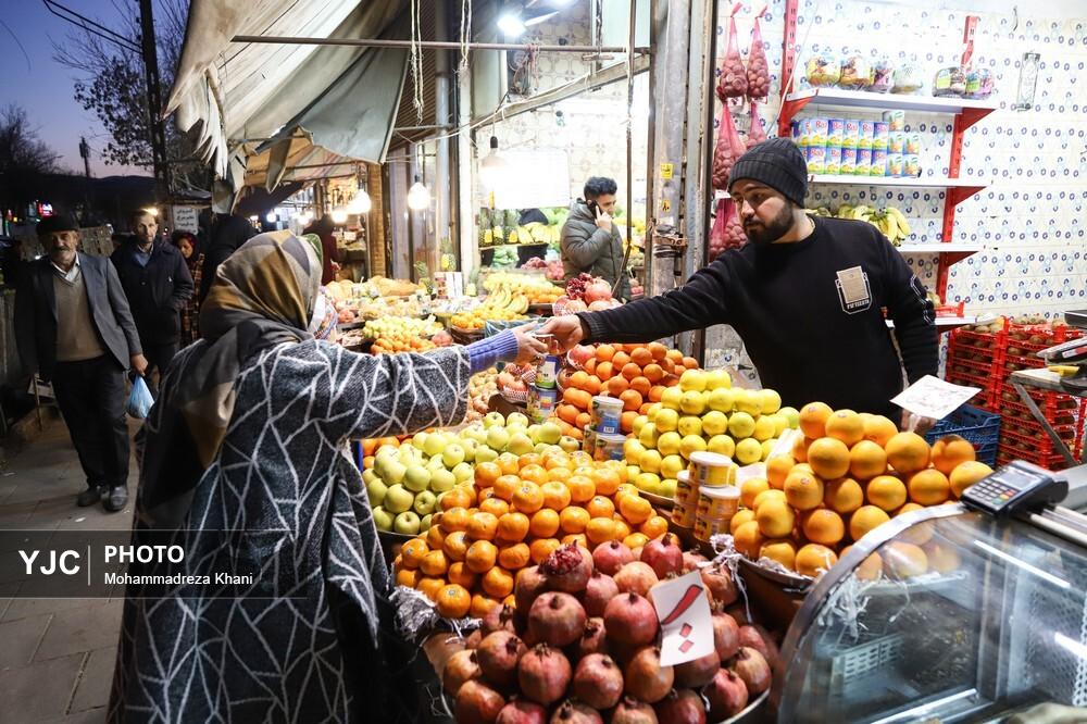 عکس/بازار خرید شب یلدا در زنجان