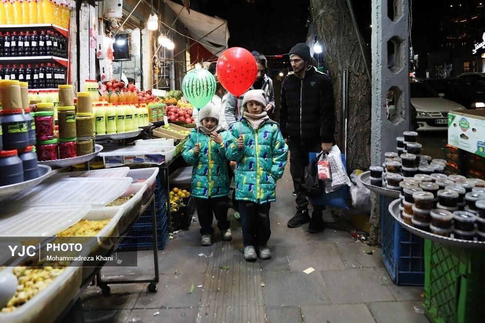 عکس/بازار خرید شب یلدا در زنجان