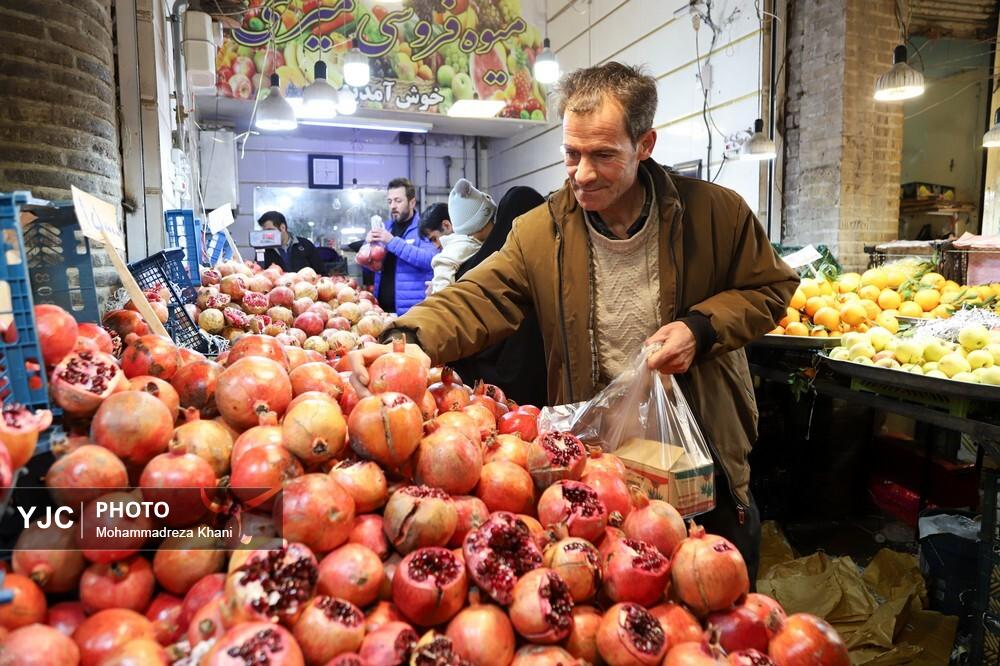 عکس/بازار خرید شب یلدا در زنجان