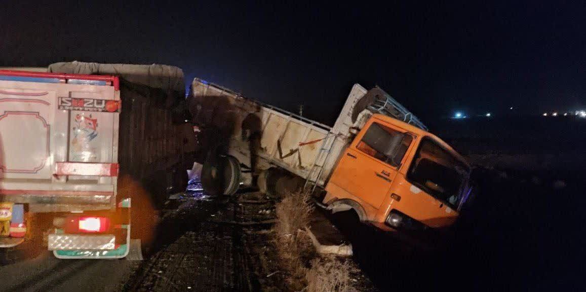 تصادف زنجیرهای در جاده محلات - خمین ۱۰ مصدوم بر جای گذاشت