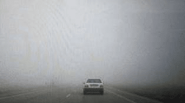 مه و کاهش دید افقی در برخی جادههای خراسان رضوی