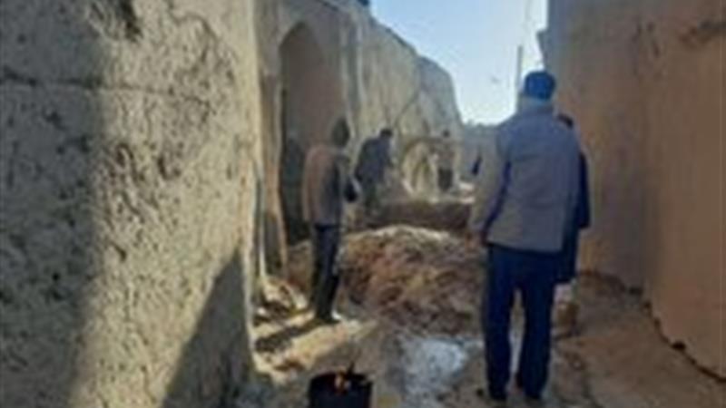 مرمت بامهای بافت تاریخی خوسف با محوریت مشارکت مردمی