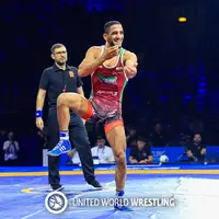 رحمان عموزاد برترین کشتیگیر آزاد در سال 2025