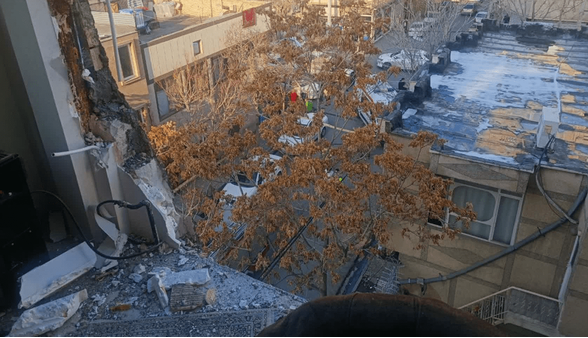 انفجار منزل مسکونی در خیابان علیمردانی مشهد