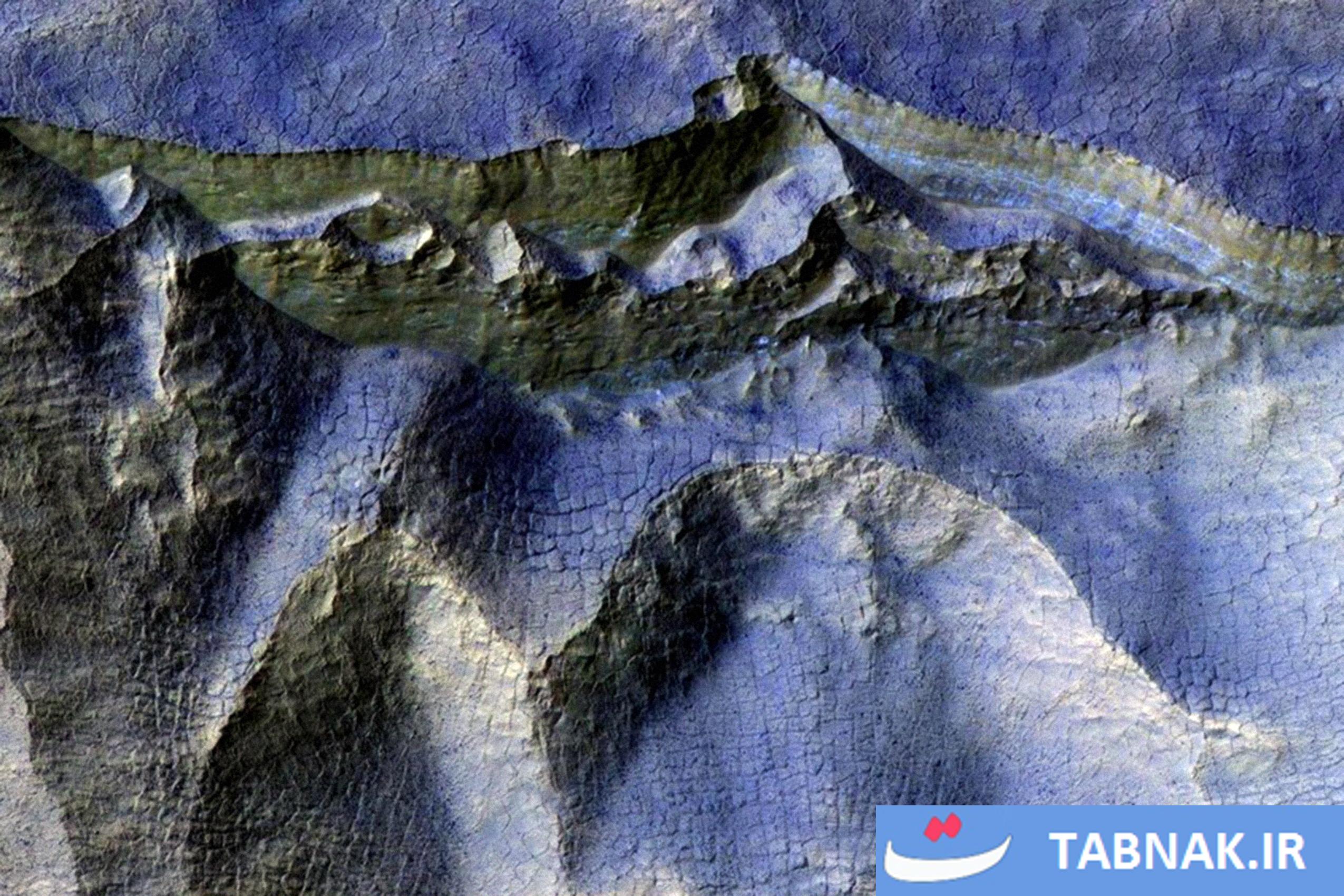 نماهای حیرتآور از مریخ