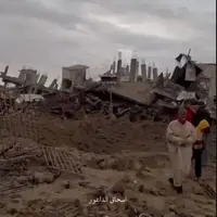 تصاویری از ویرانیهای برجای مانده از حمله هوایی صبح امروز ارتش اسرائیل