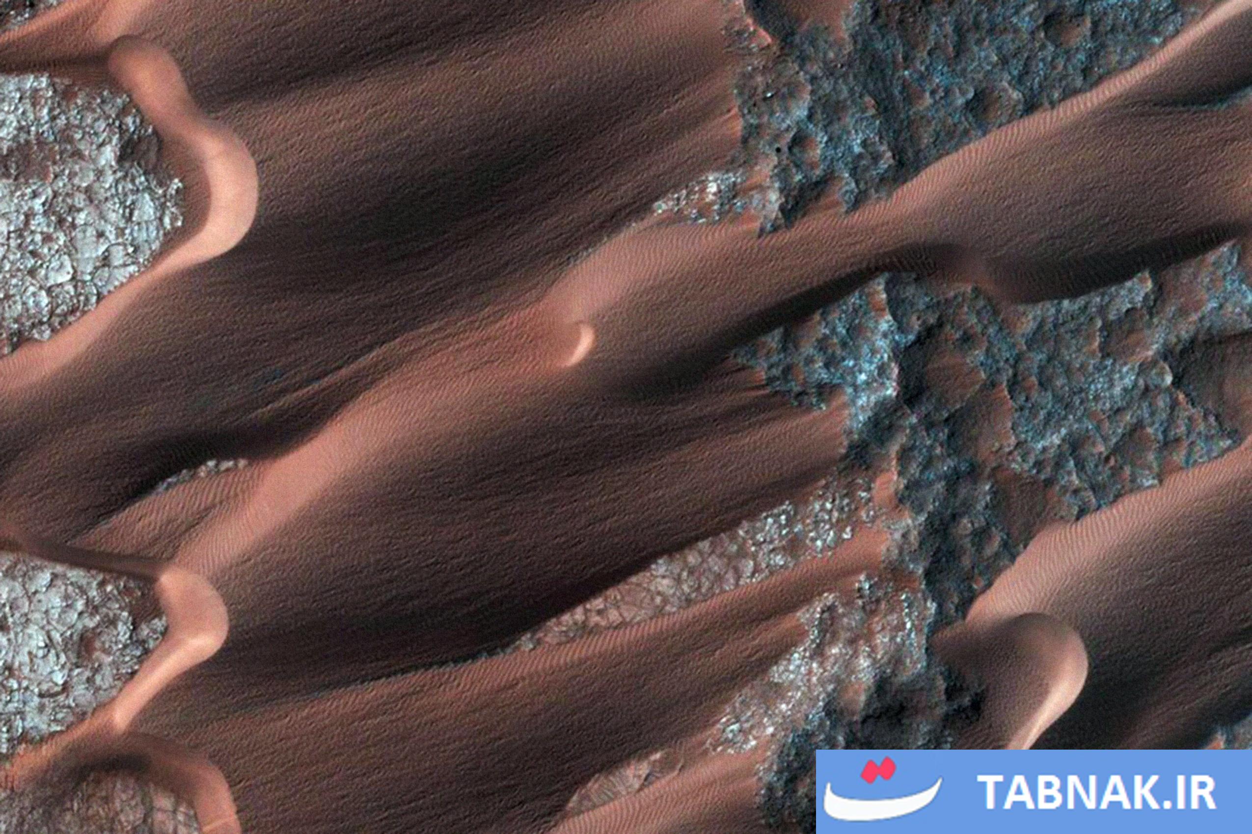 نماهای حیرتآور از مریخ