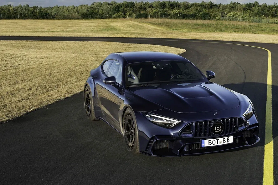 شاهکار ۱۰۰۰ اسببخاری برابوس با چاشنی فیبرکربن آبی