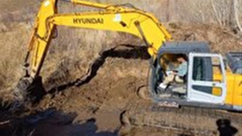 آغاز لایروبی رودخانه منتهی به سد کینهورس ابهر
