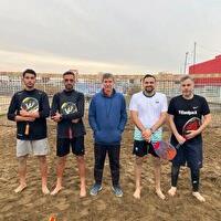 قهرمانی تیم سمنان در مسابقات تنیس ساحلی کشور