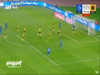 گل دوم استقلال به سپاهان توسط اسماعیل قلی‌زاده 90+3