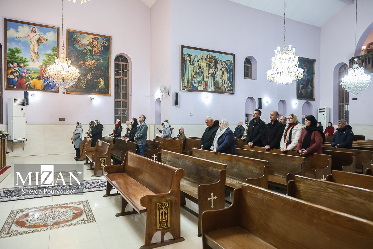 آغاز سال نو میلادی در کلیسای تارگمانچاتس مقدس