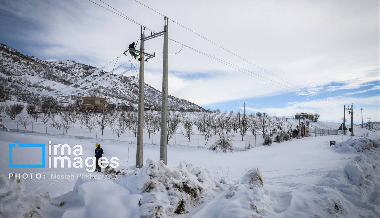 ۱۹۹ روستای کردستان به شبکه سراسری برق وصل شد