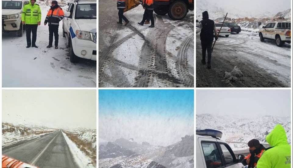 جاده های آذربایجان شرقی برفی است/ توصیه پلیس راه پرهیز از سفرهای غیرضرور