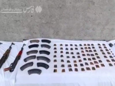 کشف آرپیجی، نارنجک و دوشکا از تروریستها در مرز سراوان