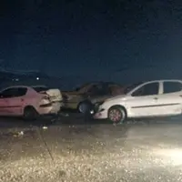 11 فوتی و مصدوم بر اثر تصادف زنجیرهای در آزادراه شیراز