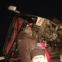 آخرین جزییات واژگونی اتوبوس کرج - اسفراین