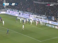 گل اول آتالانتا به آاس رم (اسکالوینی)