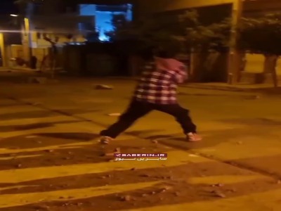 فیلمی از به کارگیری سلاح های جنگی توسط اغتشاشگران