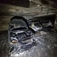 آتشسوزی گسترده در پارکینگ یک ساختمان مسکونی در بزرگراه خرازی