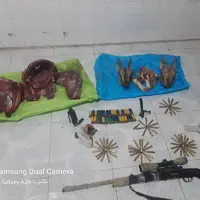 دستگیری عاملان شکار بی رحمانه دو راس بز وحشی در شهرستان سربیشه