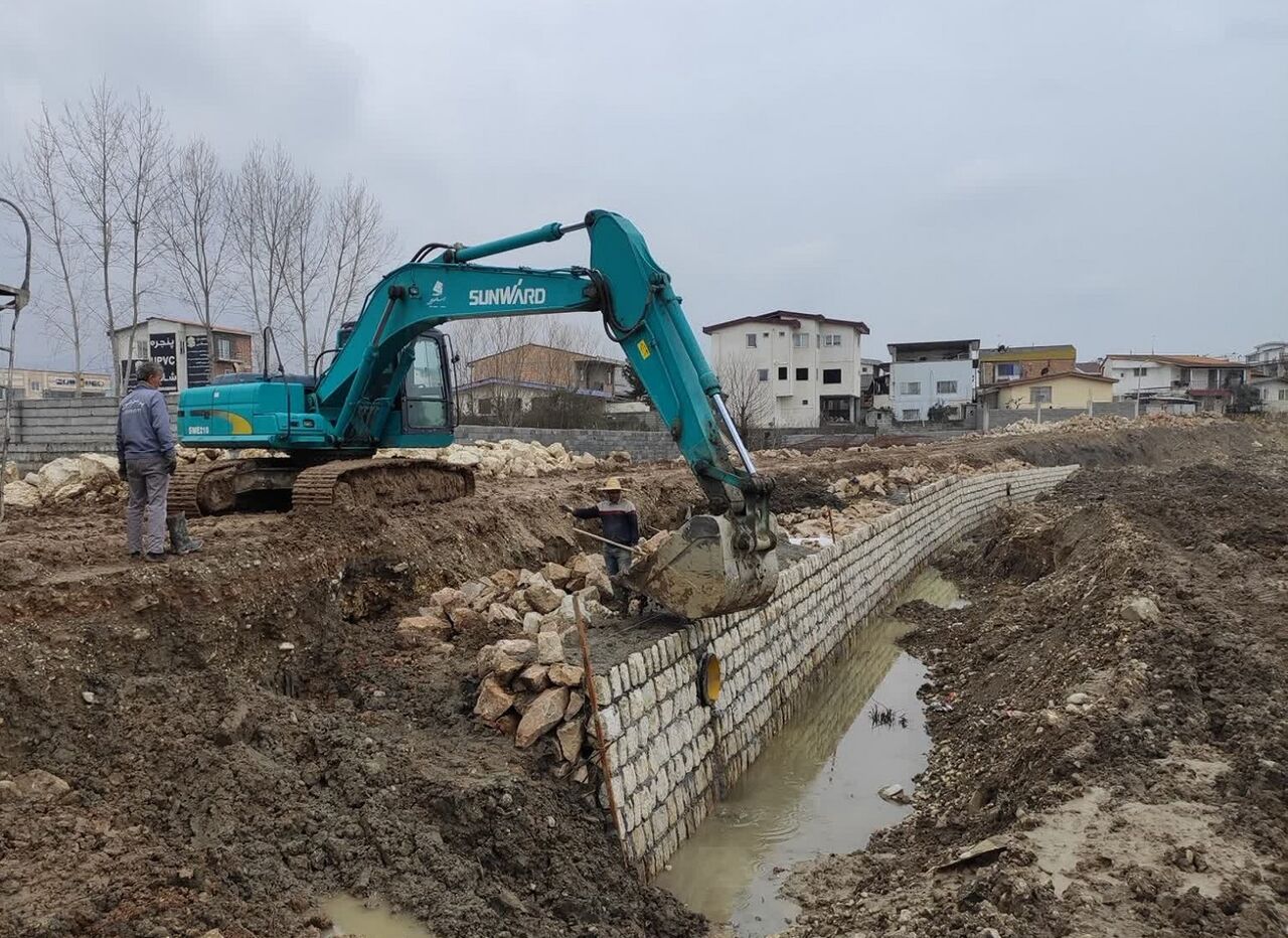 ۲۱۴۰ متر دیوار حفاظتی در حاشیه رودخانههای مازندران ساخته شد