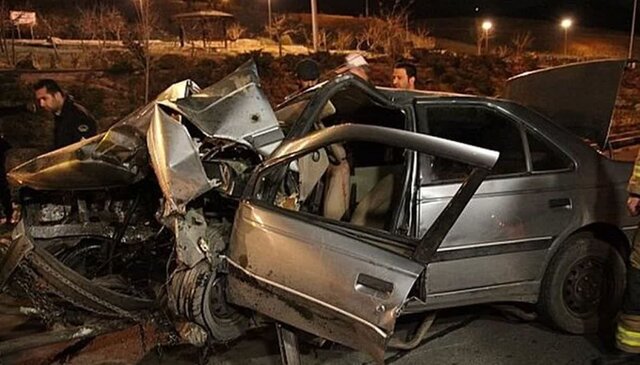 واژگونی مرگبار پژو ۴۰۵ در کرمانشاه