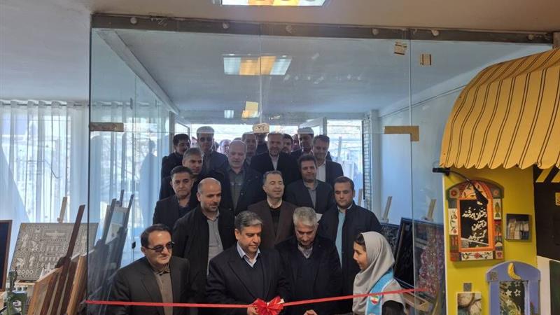نمایشگاه دستاوردهای هنرجویان هنرستانهای اردبیل گشایش یافت