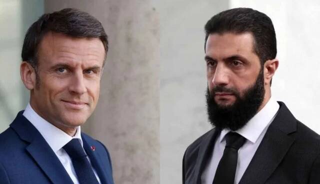 گفتوگوی تلفنی الشرع و ماکرون با محوریت تحولات منطقه و سوریه