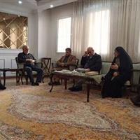 دیدار معاون بنیاد شهید و امور ایثارگران با خانواده شهدای حوادث اخیر