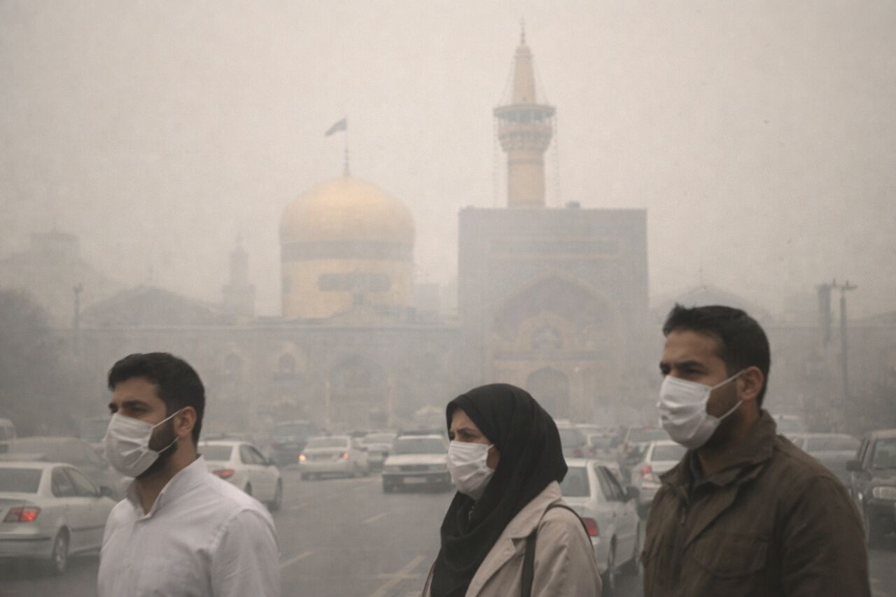 اوجگیری آلایندهها در هوای کلانشهر مشهد