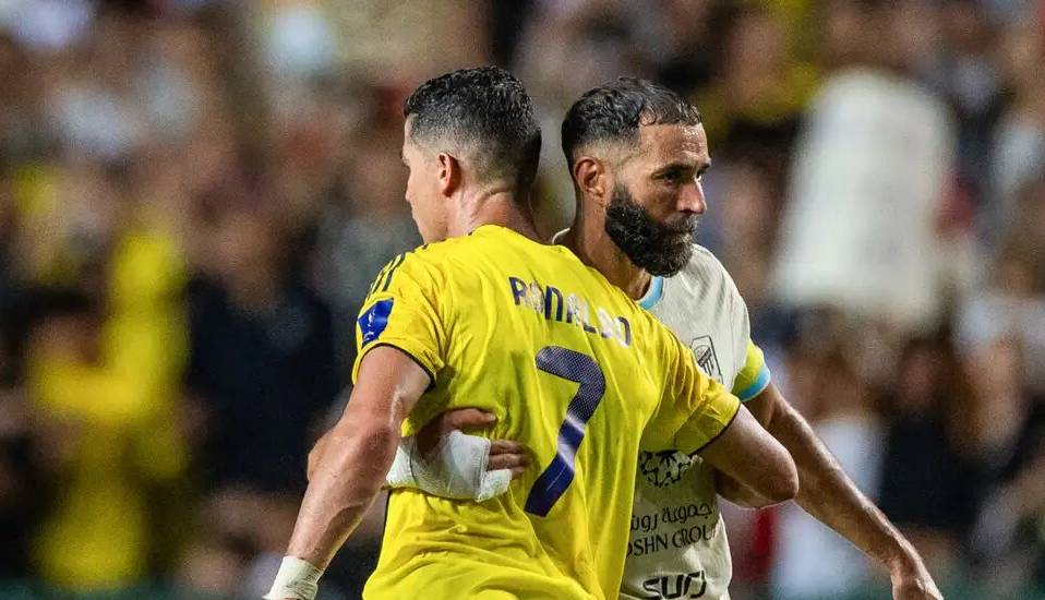 رونالدو مخالف حضور بنزما در الهلال است