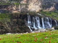 آبشار رویایی شوی مرز بین لرستان و خوزستان