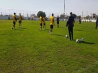 تمرین پرنشاط نفتیها پیش از دیدار با نساجی