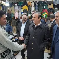استاندار قزوین از بازار سنتی بازدید کرد