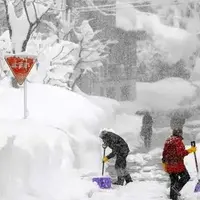 بارش بی‌سابقه برف در ژاپن