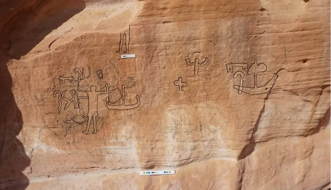 سنگ‌نگاره ۵هزار ساله از مصر باستان، فتح خشونت‌بار شبه‌جزیره سینا را نشان می‌دهد