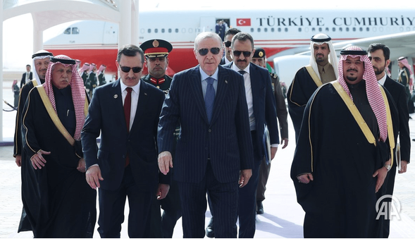 اردوغان وارد ریاض شد