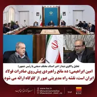 تحلیل واکاوی دیدار اخیر اصناف مختلف صنعتی با رئیس جمهور