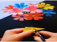 ساختن گل کاغذی به همین راحتیه!