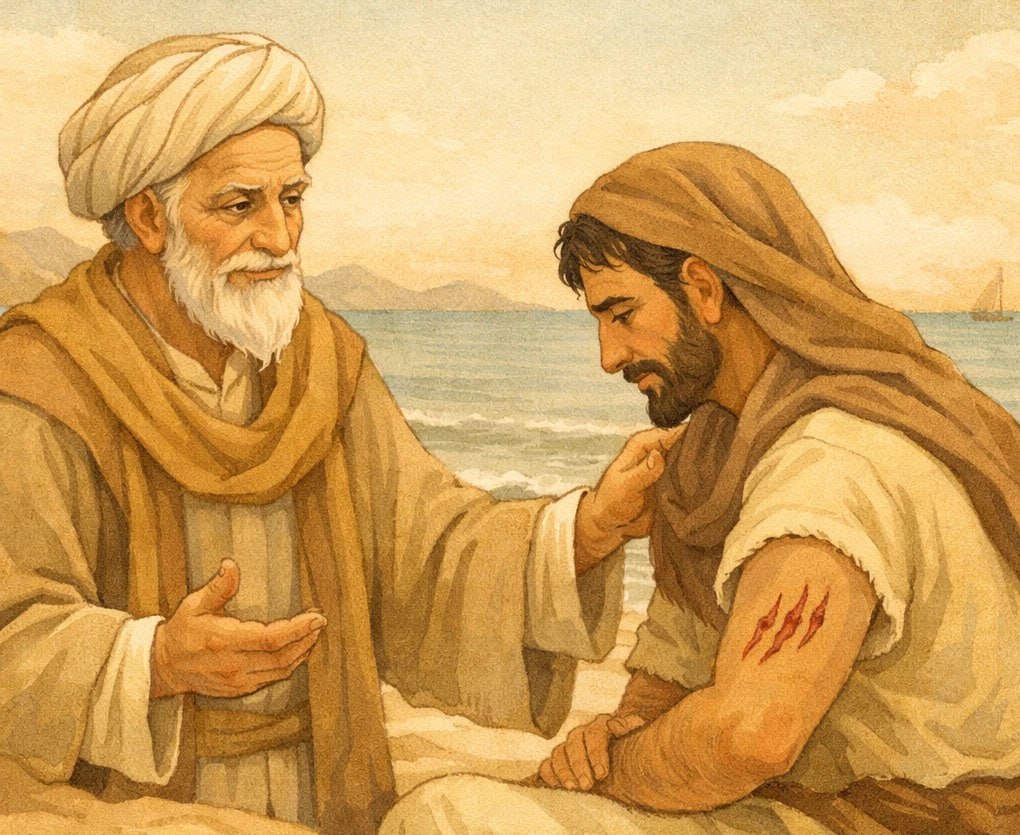 ماجرای کنار دریا رفتن سعدی