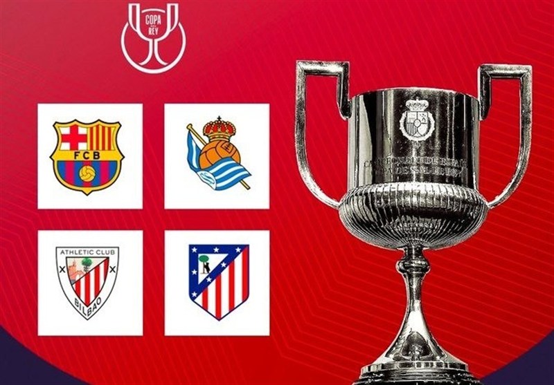 بارسلونا و اتلتیکومادرید در نیمهنهایی جام حذفی اسپانیا به هم خوردند