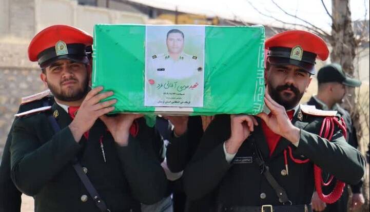 پیکر شهید امنیت «موسی آقایی فرد» در خرمآباد تشییع و خاکسپاری شد