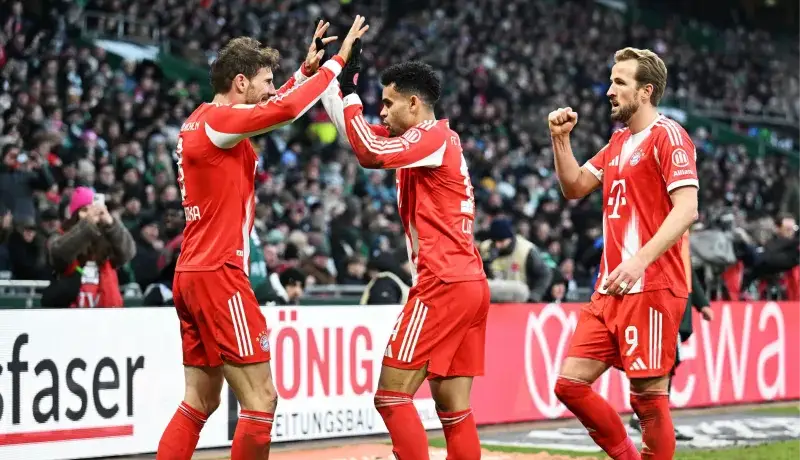 وردربرمن 0-3 بایرن؛ هری کین جلاد بیرحم برمن