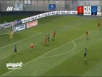 گل دوم گلگهر به پرسپولیس توسط امید لطیفیفر